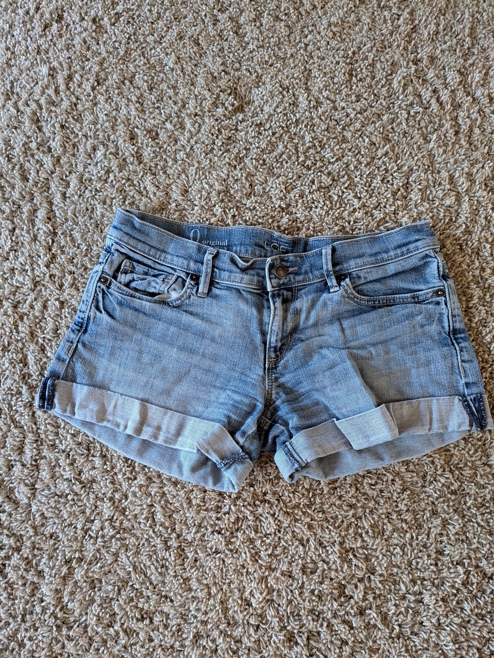 LOFT Light Wash Denim Jean Shorts